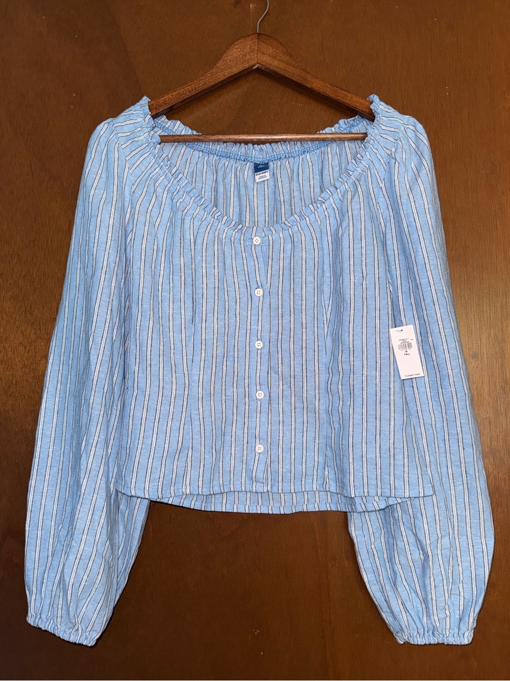 Old Navy Long Sleeve Peasant Top